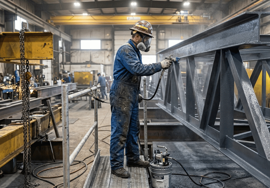 industrial robot painting application