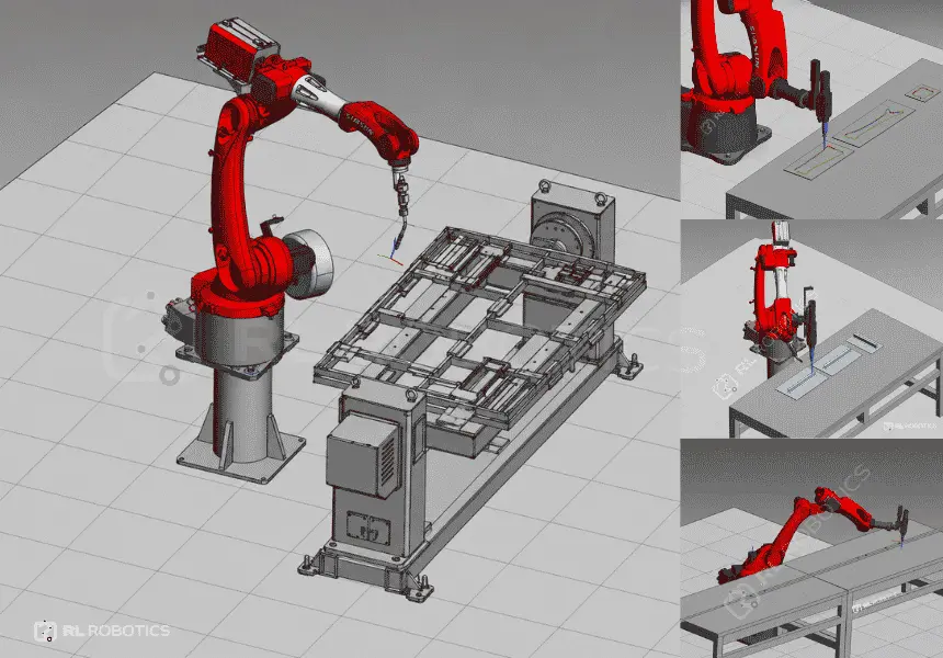 3D Simulatation RL Robotics